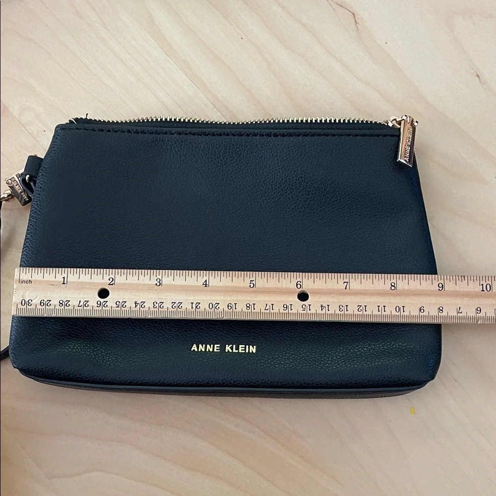 Anne Klein Black Wristlet Clutch